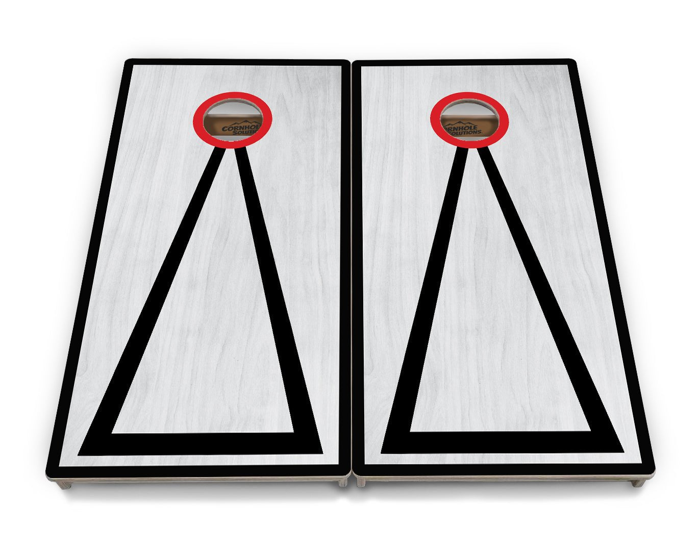Grey Wash Hole Ring Cornhole Boards – Tournament Series