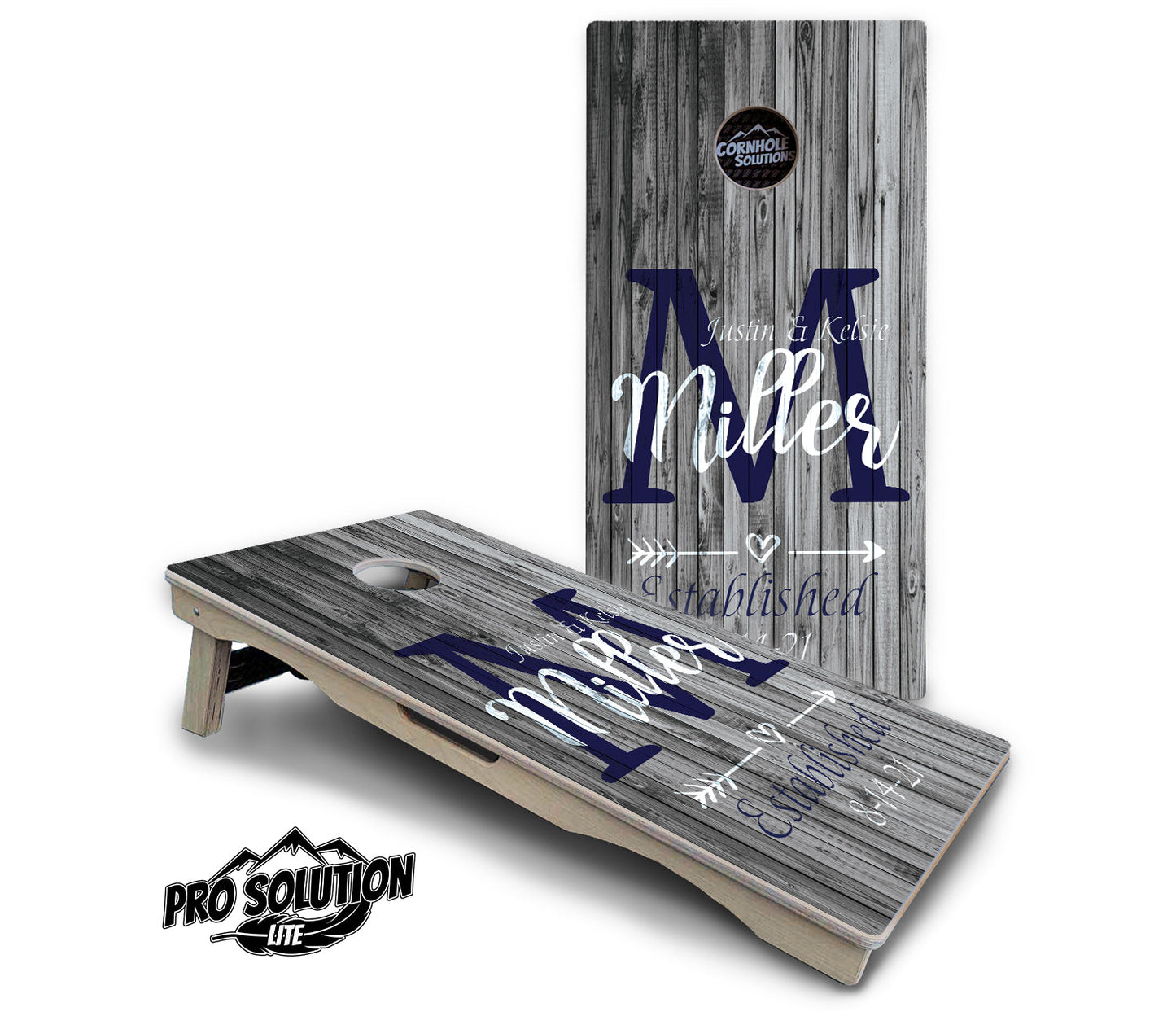 Grey Slat Wood Design - Pro Solution Lite Series