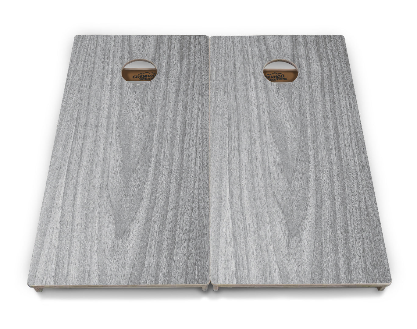 Light Grey Wood Cornhole Boards - Professional Tournament Series
