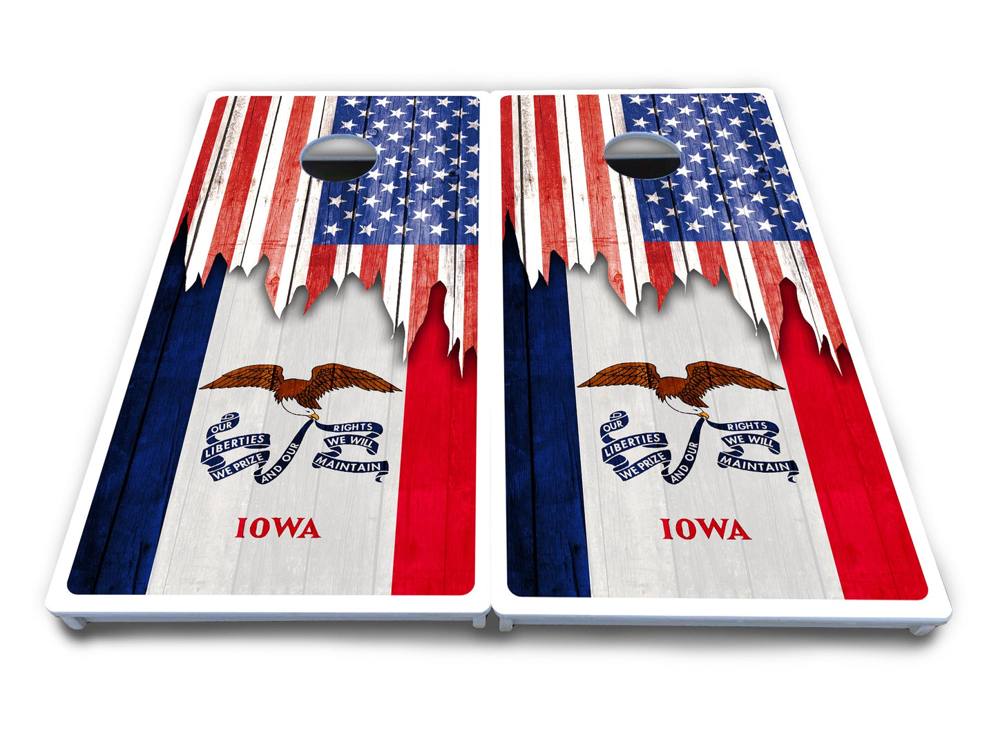 State Flag Designs Hawaii to Maryland Cornhole Boards - All Weather Series
