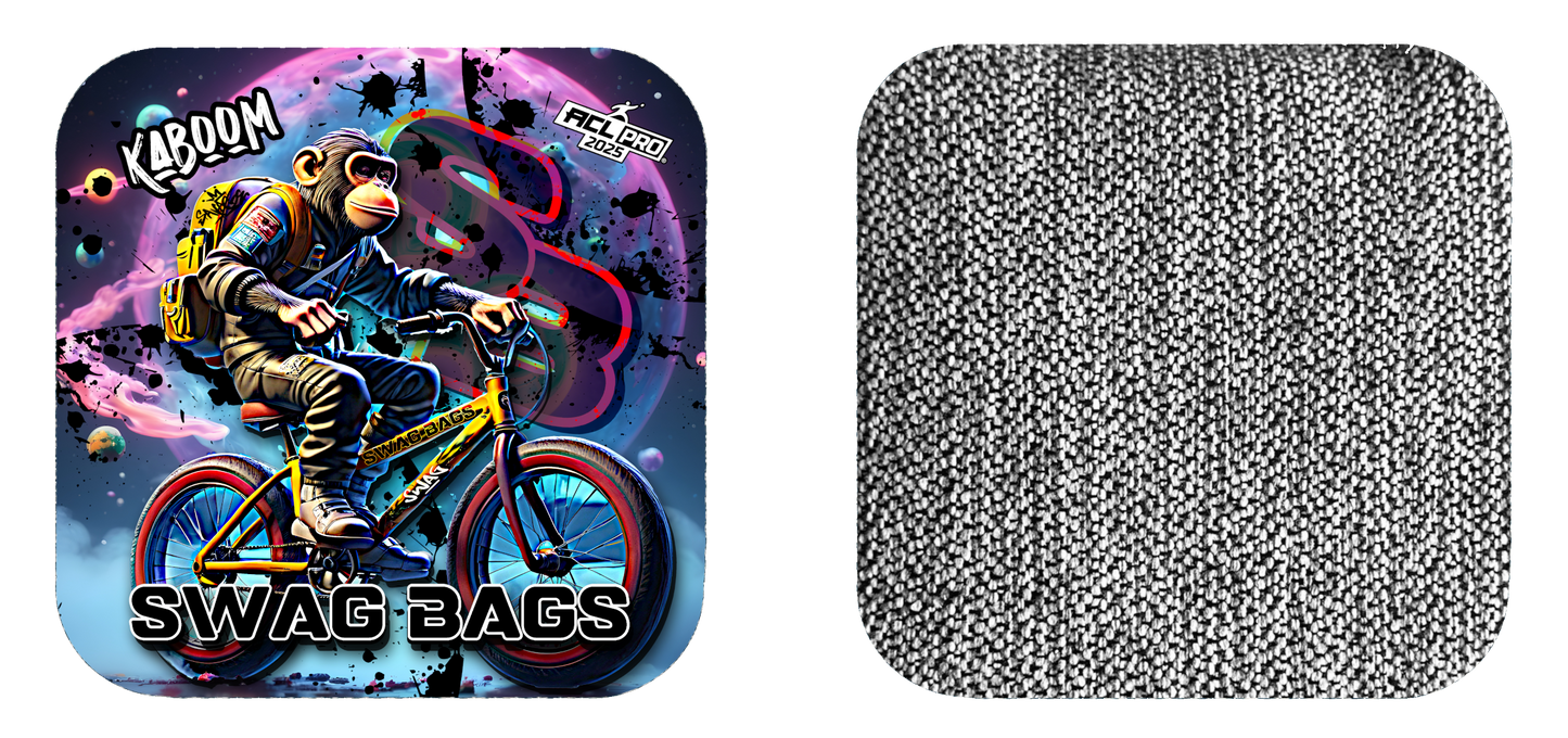 Swag Bags Cornhole - Monkey Ride - Kaboom