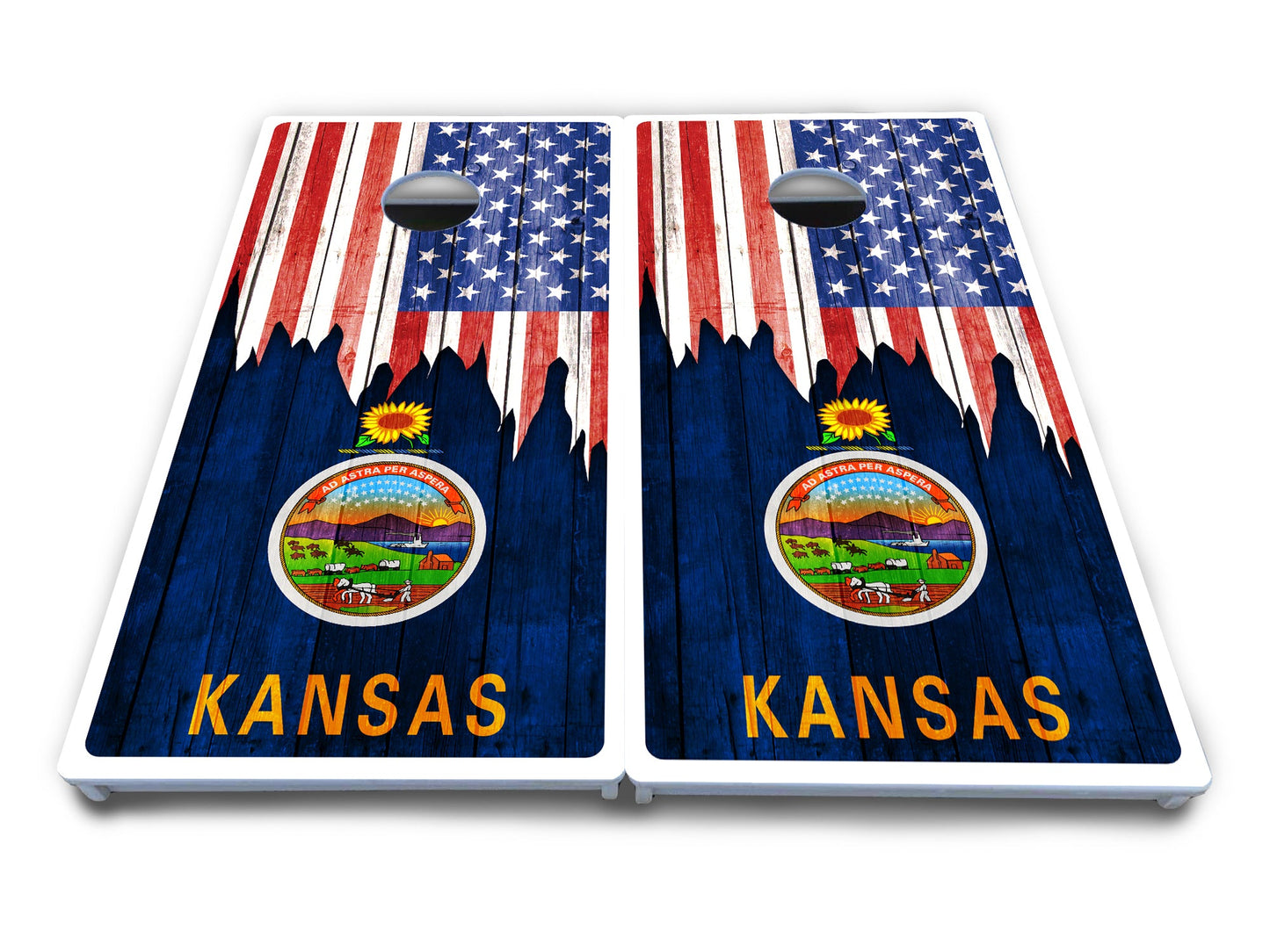 State Flag Designs Hawaii to Maryland Cornhole Boards - All Weather Series