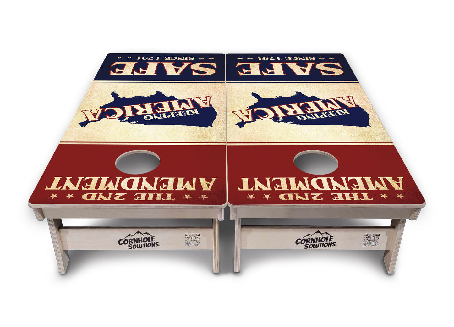 2nd Amendment Flyer Cornhole Boards - Professional Tournament Series