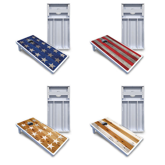 Large Stars & Stripes Cornhole Boards - All Weather Series