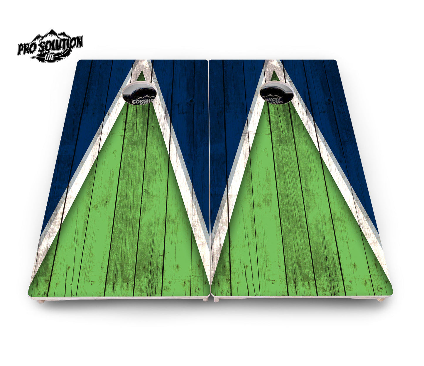 Team Color Triangle Cornhole Boards - Pro Solution Lite Series
