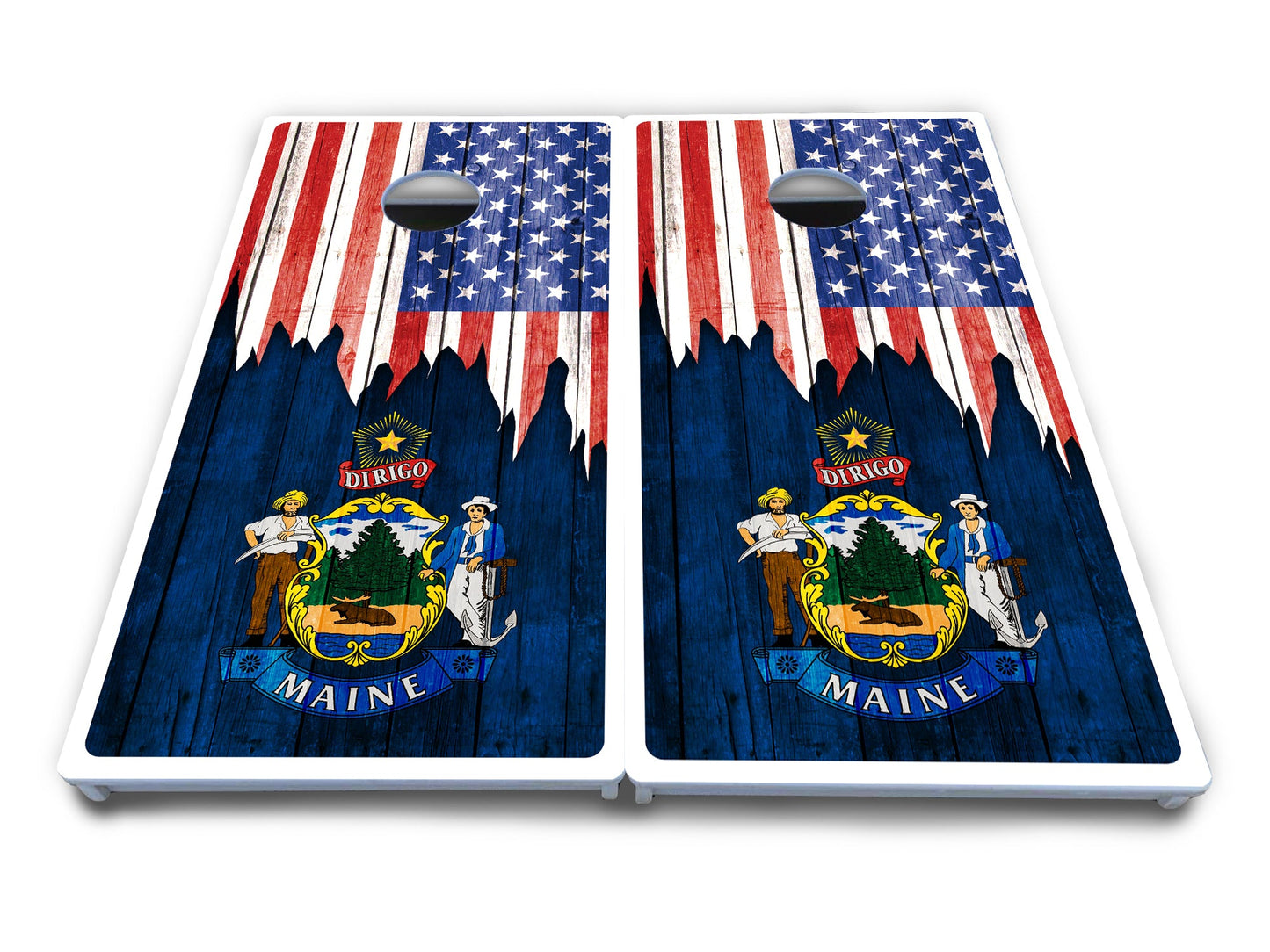 State Flag Designs Hawaii to Maryland Cornhole Boards - All Weather Series