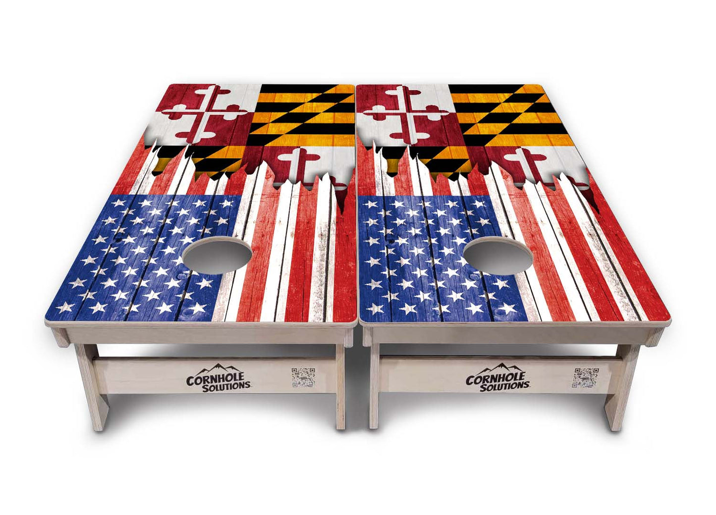 State Flags Hawaii to Maryland Cornhole Boards - Professional Tournament Series