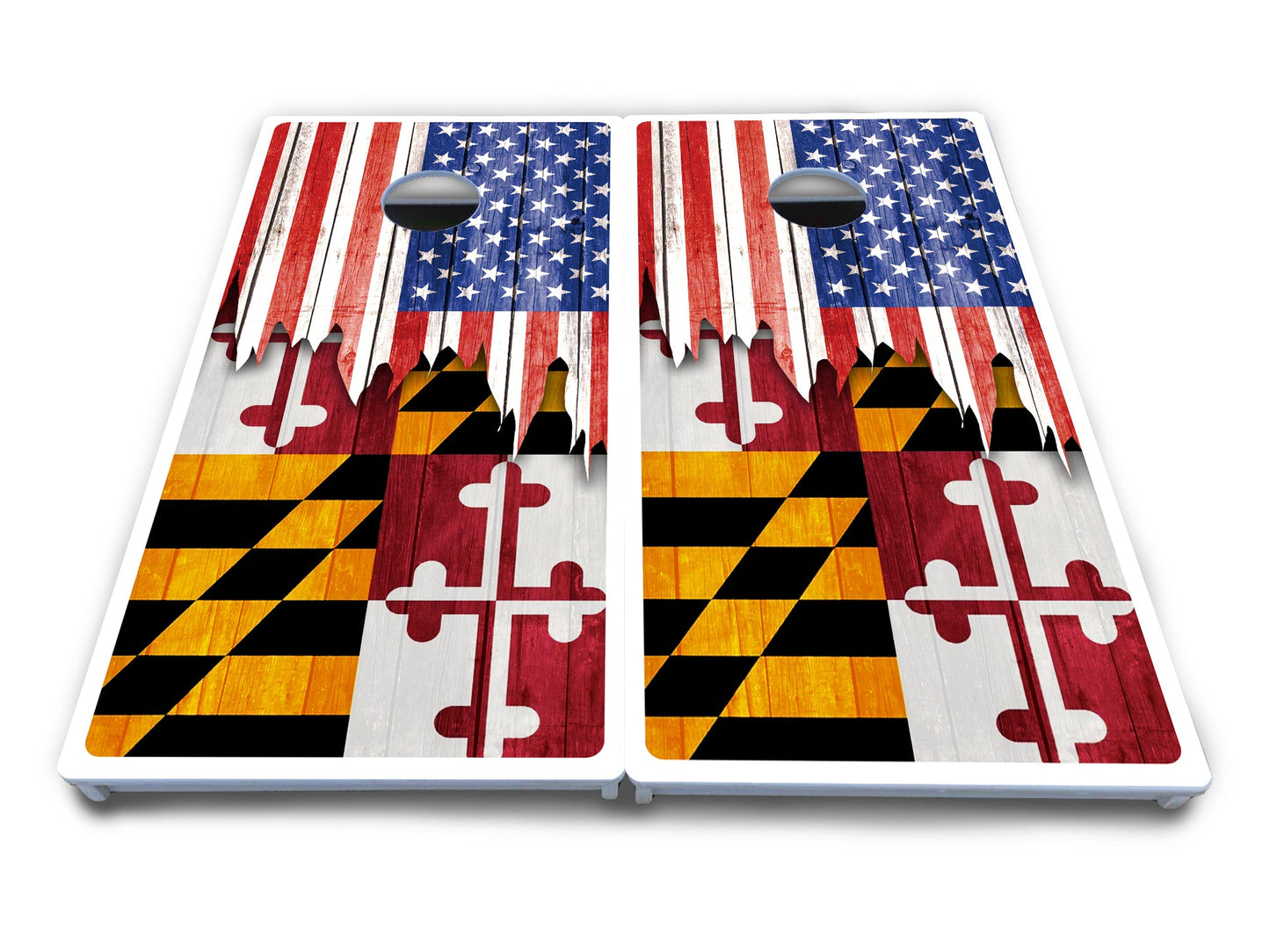 State Flag Designs Hawaii to Maryland Cornhole Boards - All Weather Series
