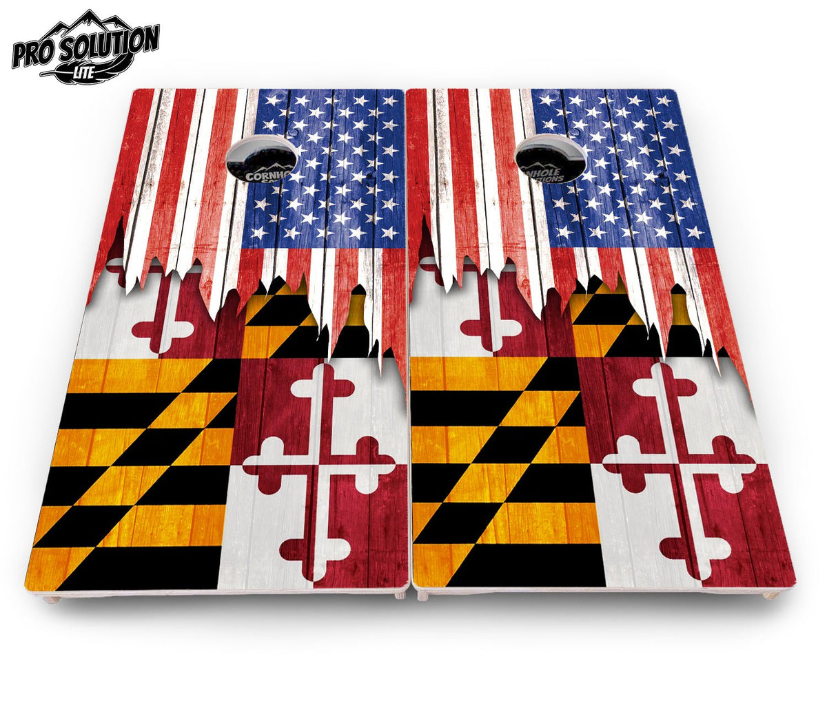 State Flag Cornhole Boards – HI to MD – Pro Lite or Pro Elite