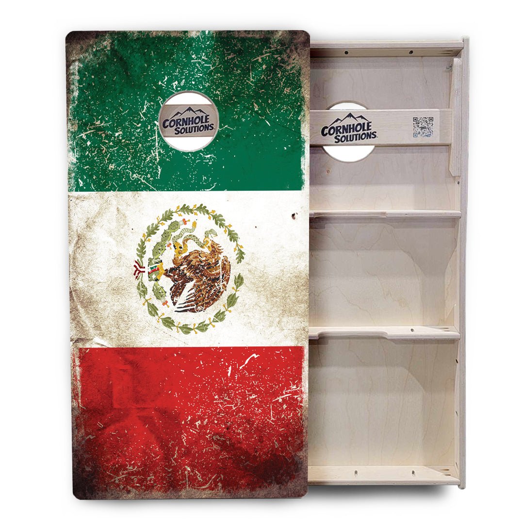 Mexico Flag Cornhole Boards – Tournament Series