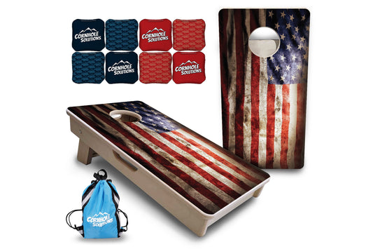 American Flag589 - Mini or Vacation Size Cornhole Boards
