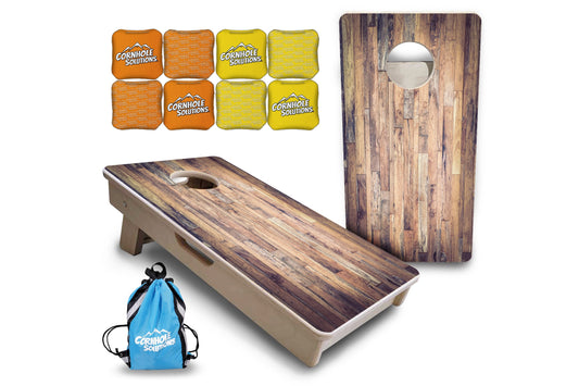 Barnwood Planks - Mini or Vacation Sized Cornhole Boards