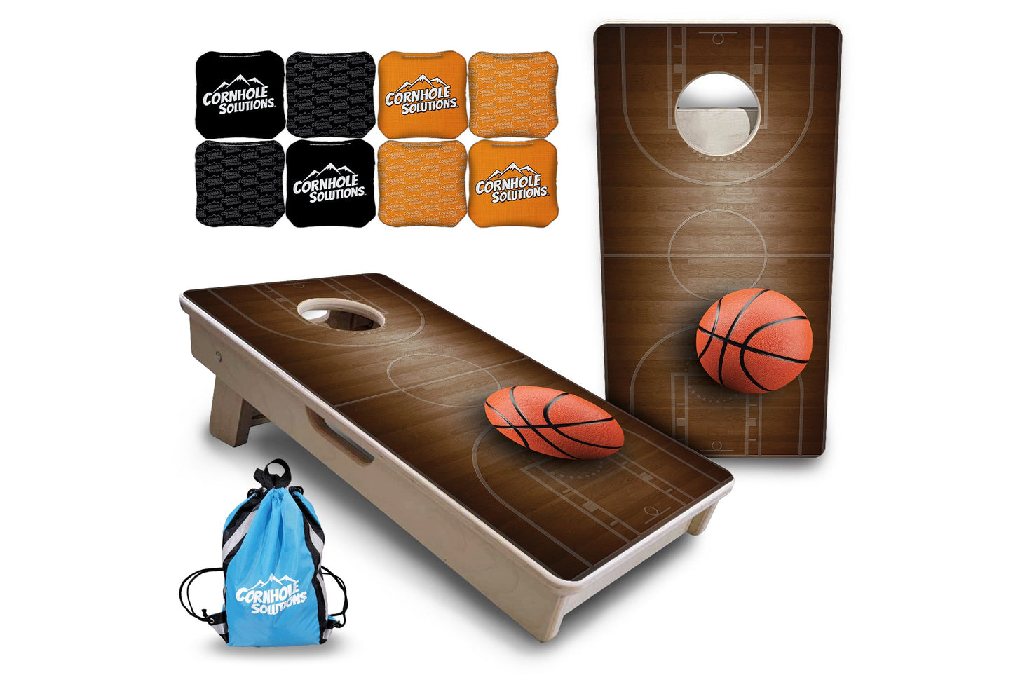 Mini Cornhole Boards - Basketball