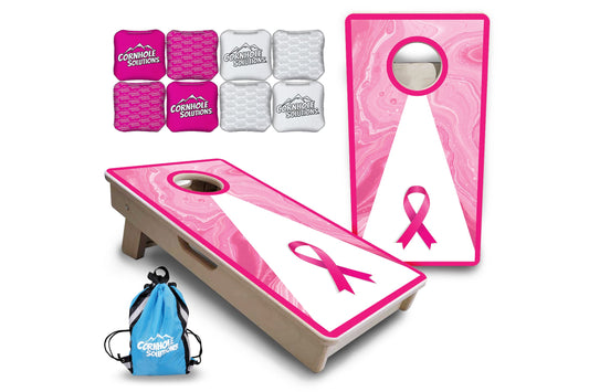 Cancer Awareness - Mini or Vacation Size Cornhole Boards