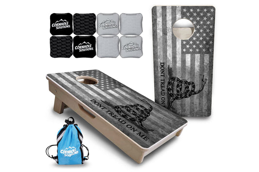 DTOM BW Flag - Mini or Vacation Size Cornhole Boards