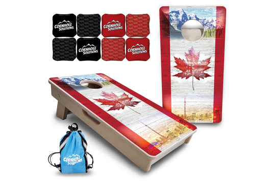 Cananda Mountain Scene - Mini or Vacation Size Cornhole Boards
