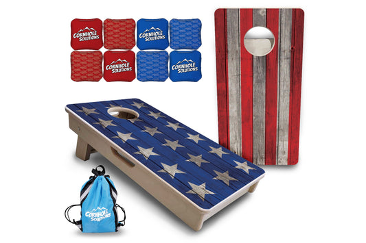 Large Stars & Stripes - Mini or Vacation Size Cornhole Boards