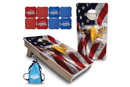 Electric Eagle Design - Mini or Vacation Size Cornhole Boards