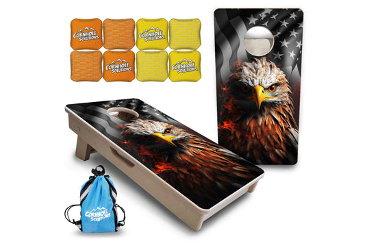 Fire Eagle - Mini or Vacation Size Cornhole Boards