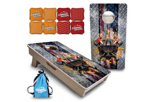Firefighter - Mini or Vacation Size Cornhole Boards