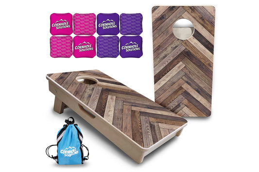 Herringbone - Mini or Vacation Size Cornhole Boards