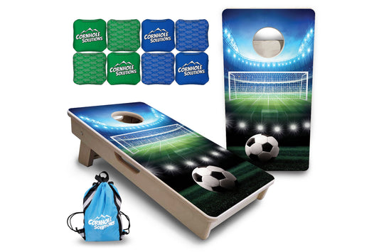 Soccer - Mini or Vacation Size Cornhole Boards