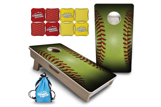 Softball - Mini or Vacation Size Cornhole Boards