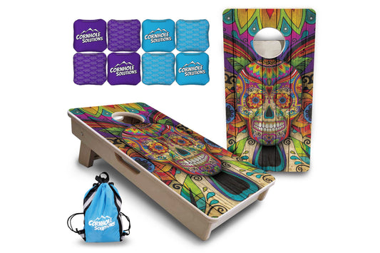 Sugar Skull - Mini or Vacation Size Cornhole Boards