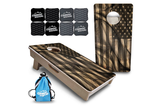 USA Wood Flag - Mini or Vacation Size Cornhole Boards