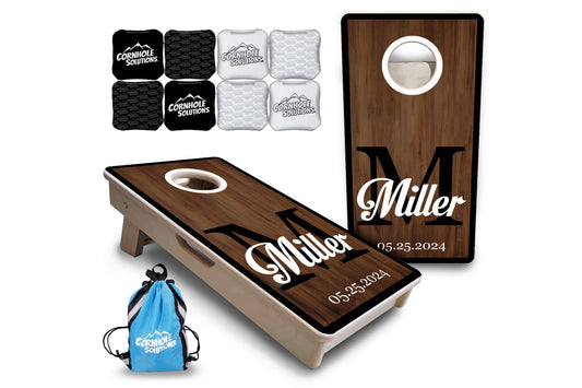 Wedding Letter Name Set - Mini or Vacation Size Cornhole Boards