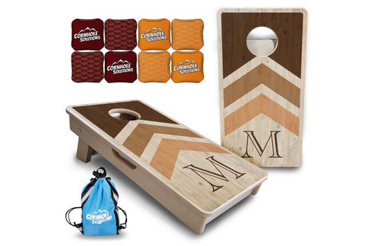 Wedding Arrows - Natural - Mini or Vacation Size Cornhole Boards