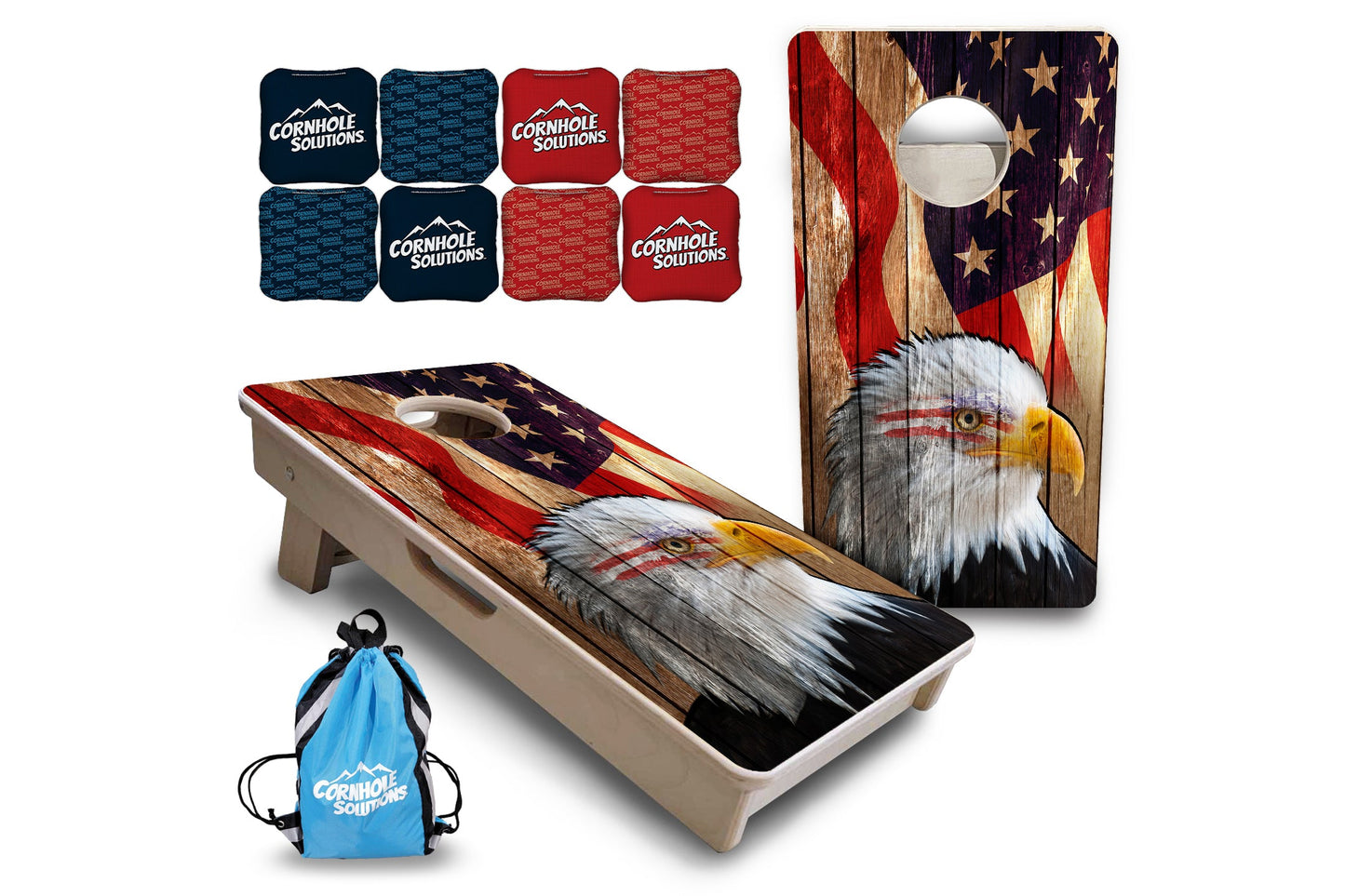 Mini Cornhole Boards - Wooden Eagle