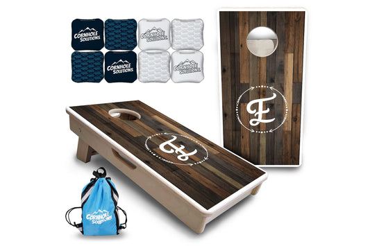 Wood Wreath Letter - Mini or Vacation Size Cornhole Boards