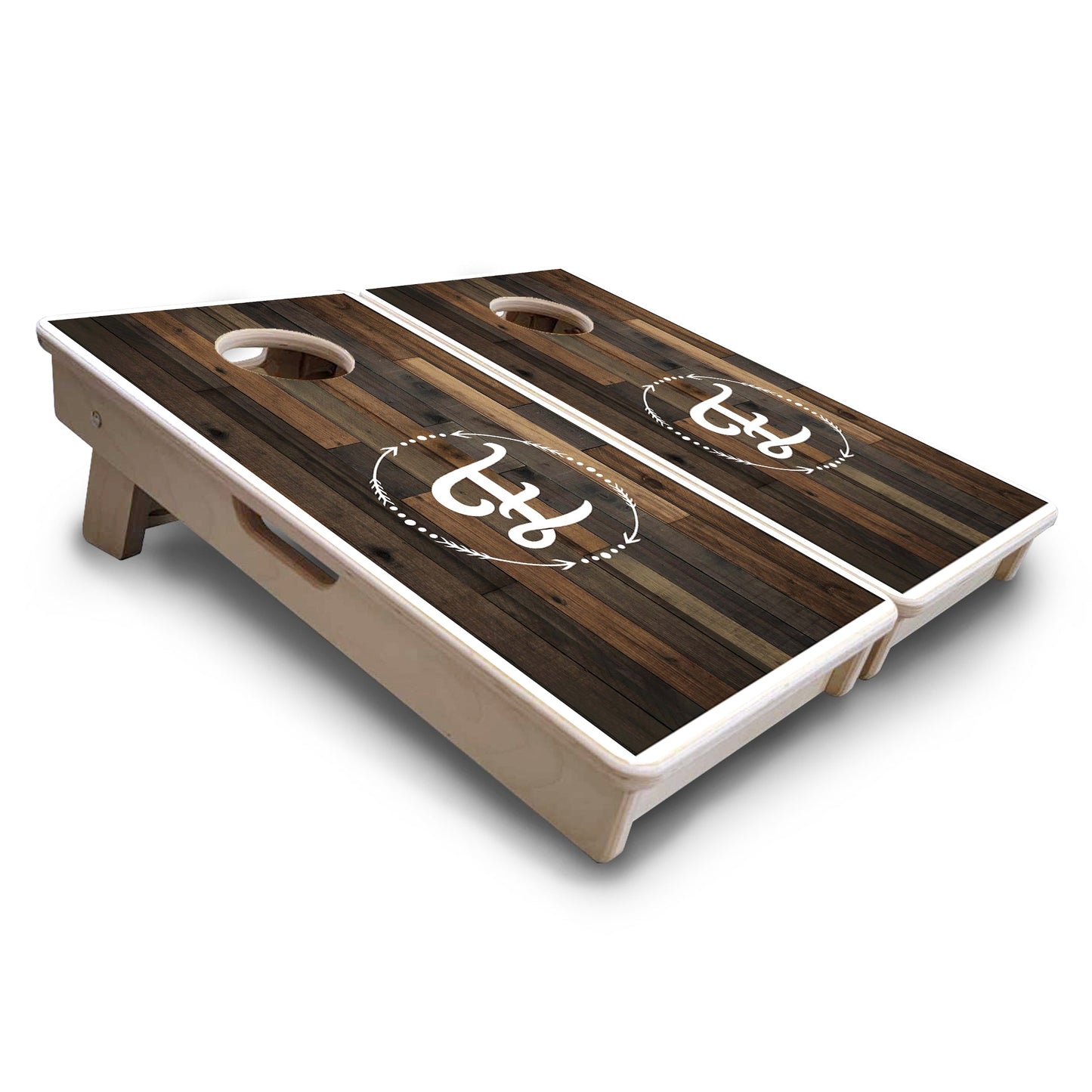 Wood Wreath Letter - Mini or Vacation Size Cornhole Boards