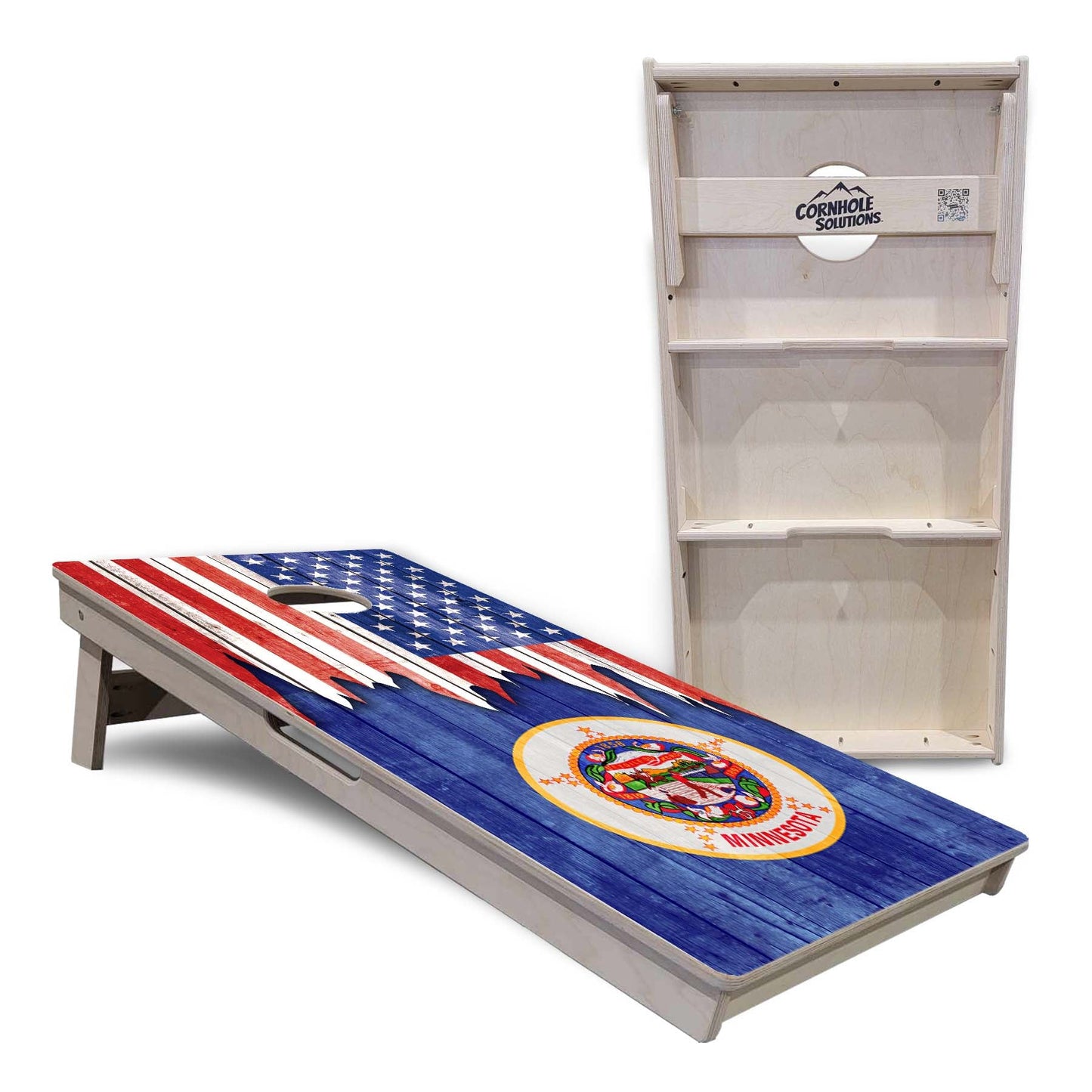 State Flags Massachusetts to New Jersey Cornhole Boards - Professional Tournament Series