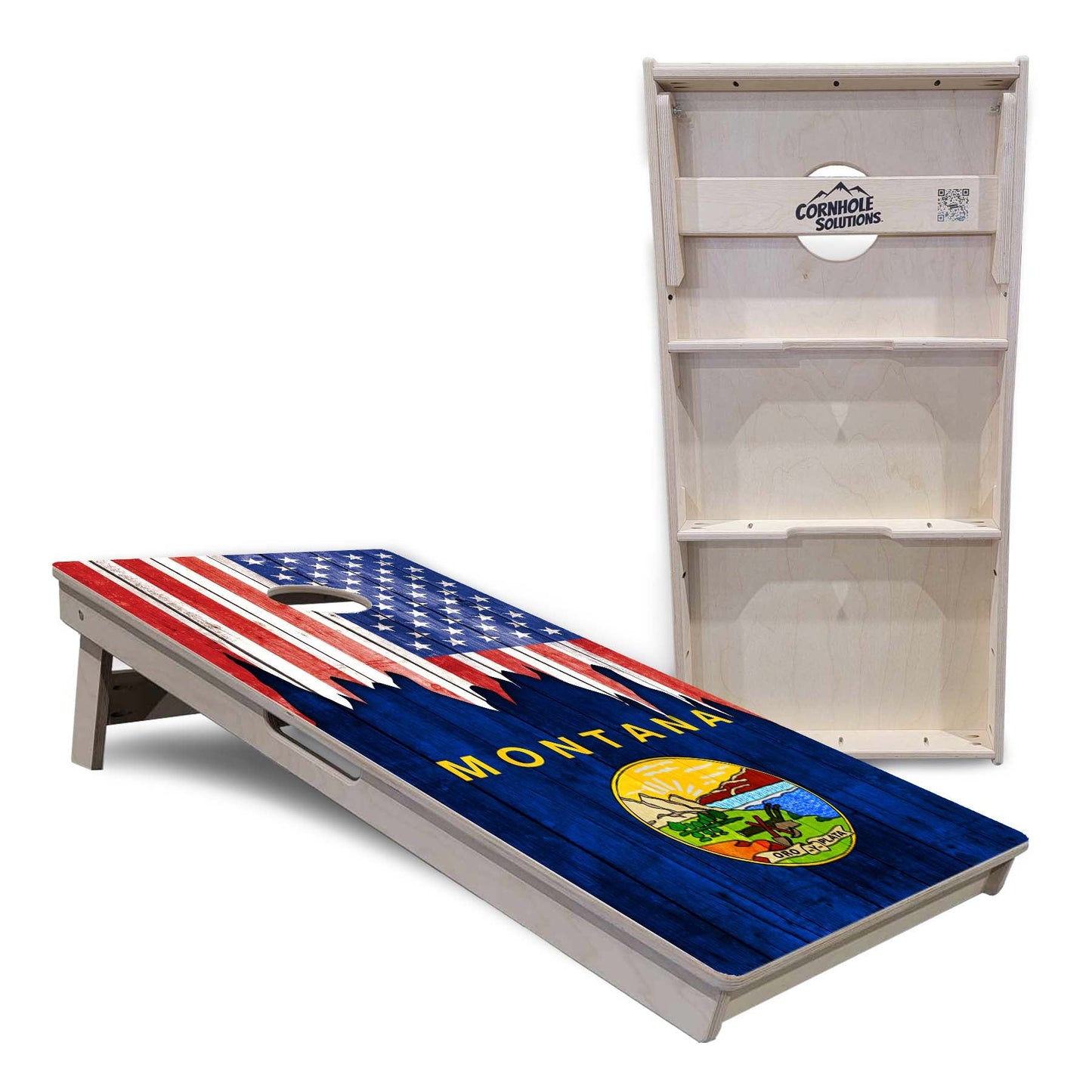 State Flags Massachusetts to New Jersey Cornhole Boards - Professional Tournament Series