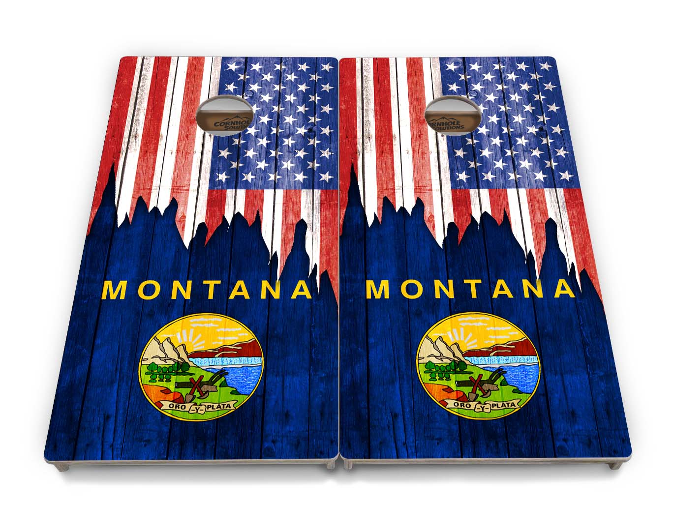 State Flags Massachusetts to New Jersey Cornhole Boards - Professional Tournament Series