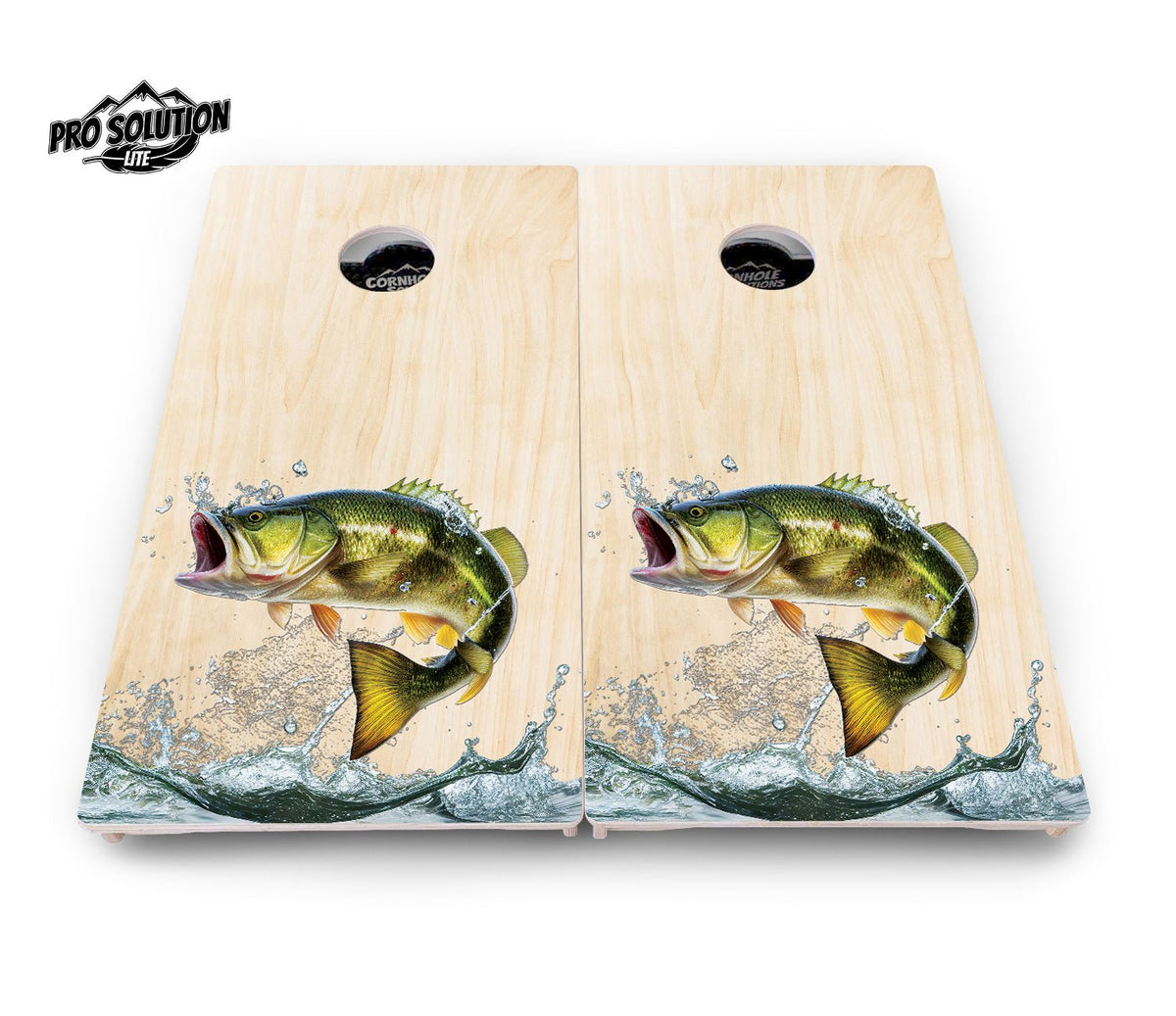 Colorful Deer & Fish Cornhole Boards – Pro Lite or Pro Elite