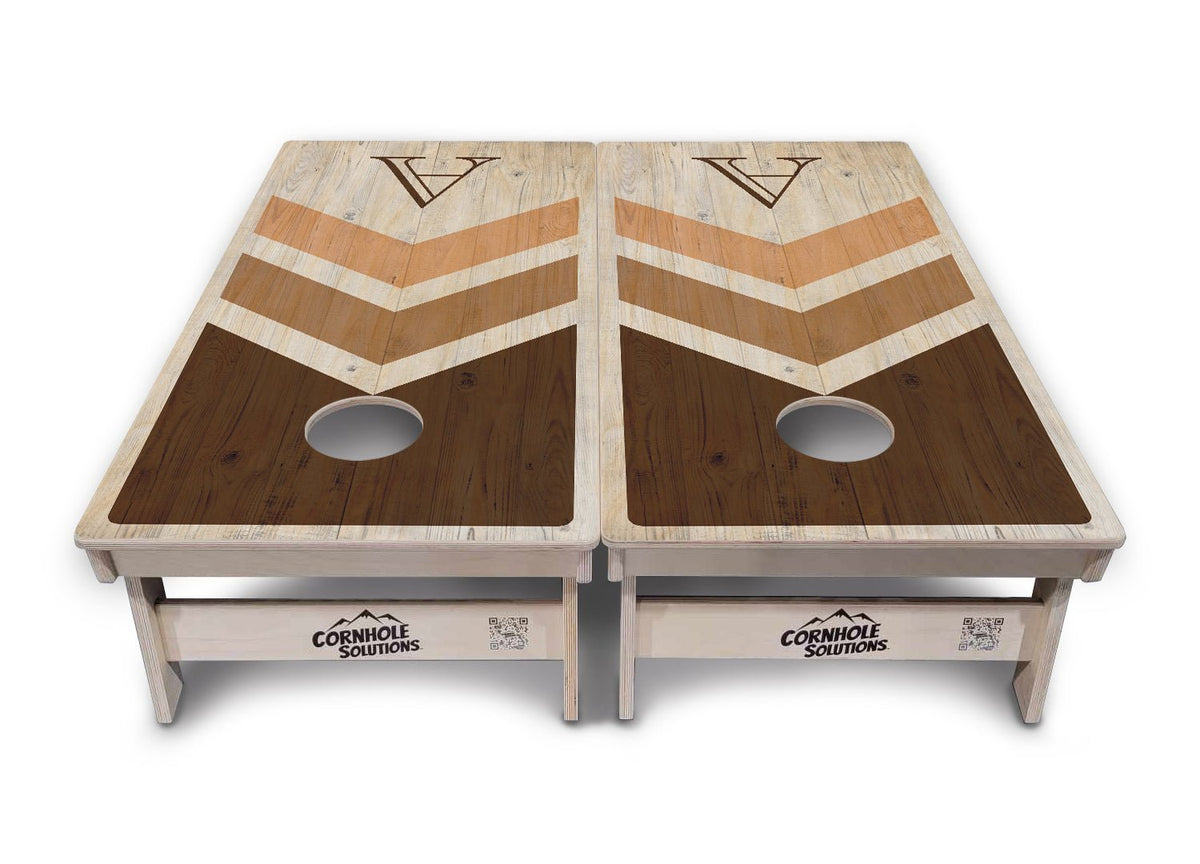 Natural Wedding Arrows Cornhole Boards – Tournament Series