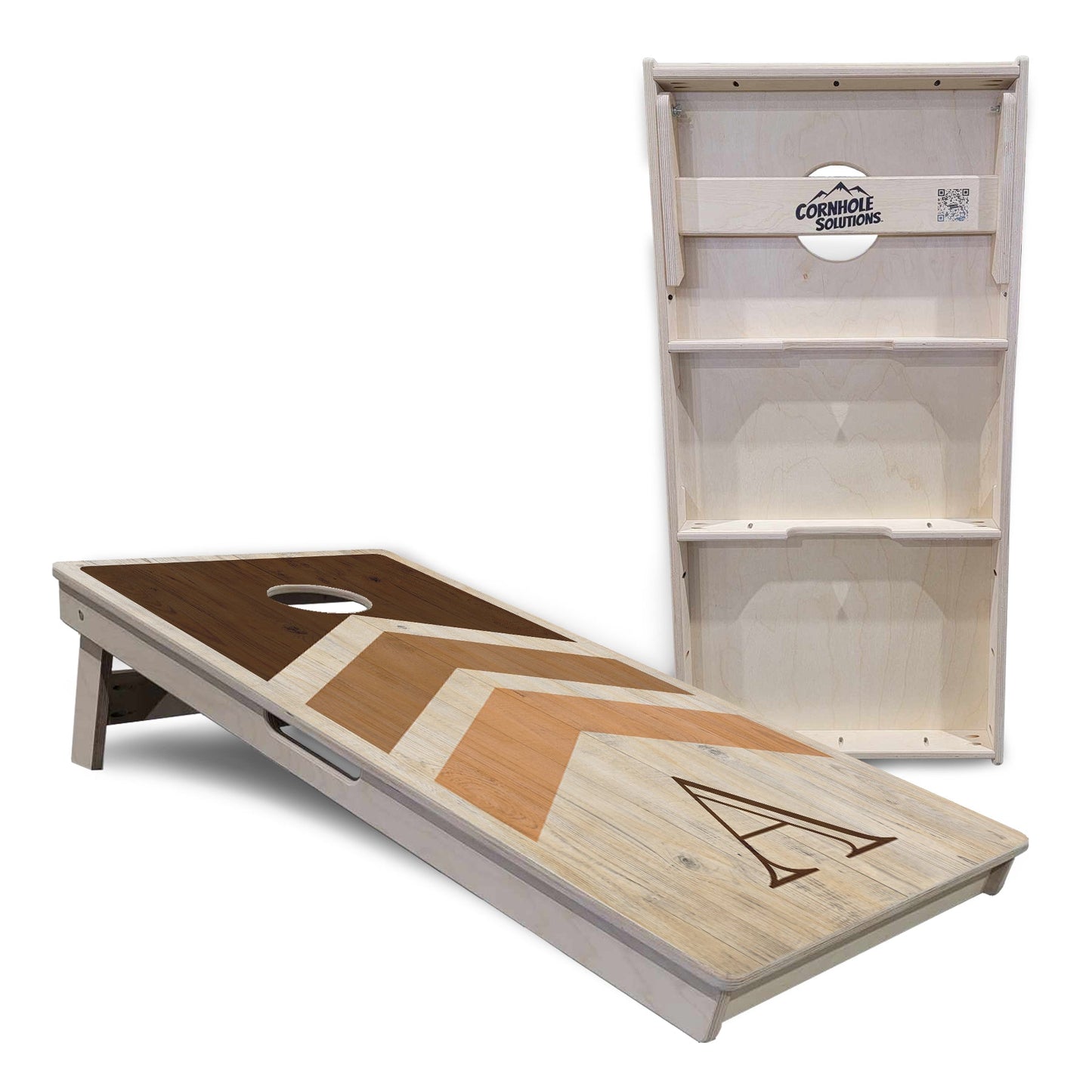 Wedding Arrows Cornhole Boards - Professional Tournament Series - Natural