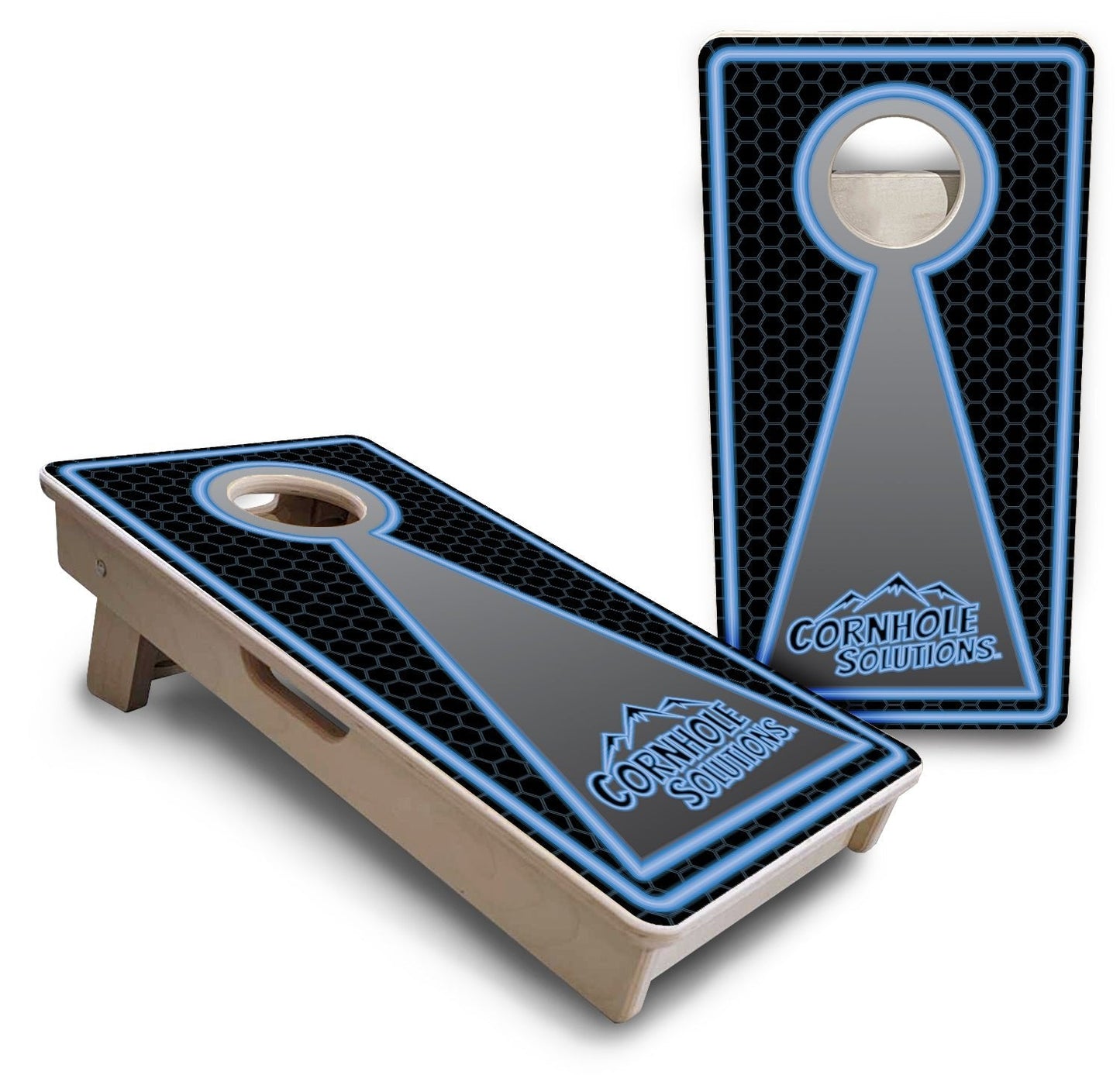 Neon - Mini Cornhole Board Set (12" x 24") with 8 Mini Bags