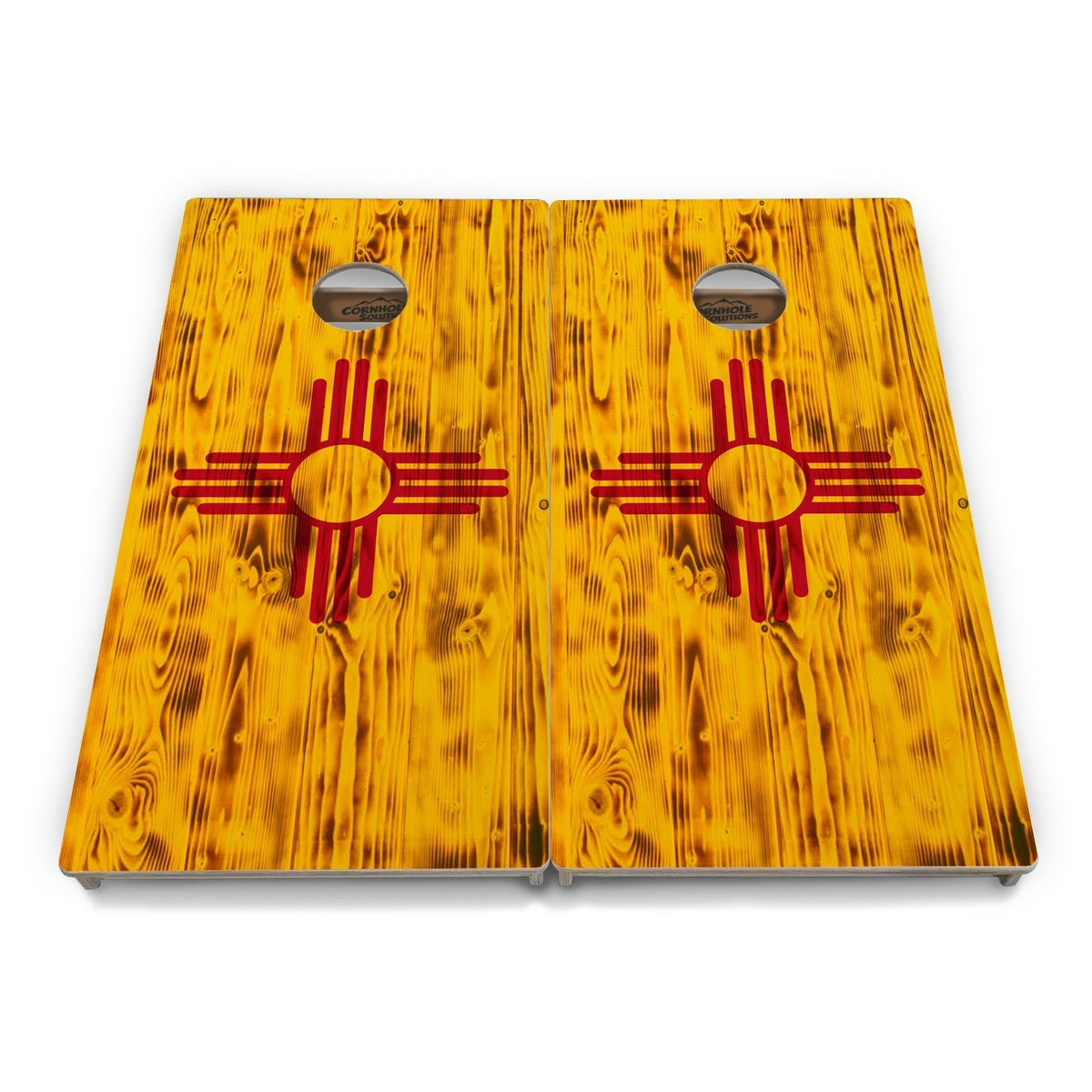 New Mexico Flag Cornhole Boards – Tournament Series