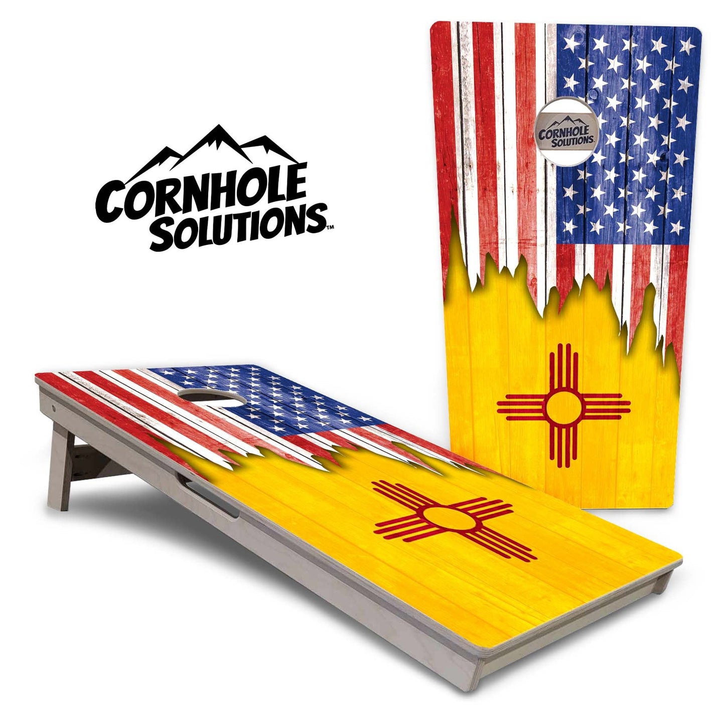 State Flags New Mexico to South Carolina Cornhole Boards - Professional Tournament Series