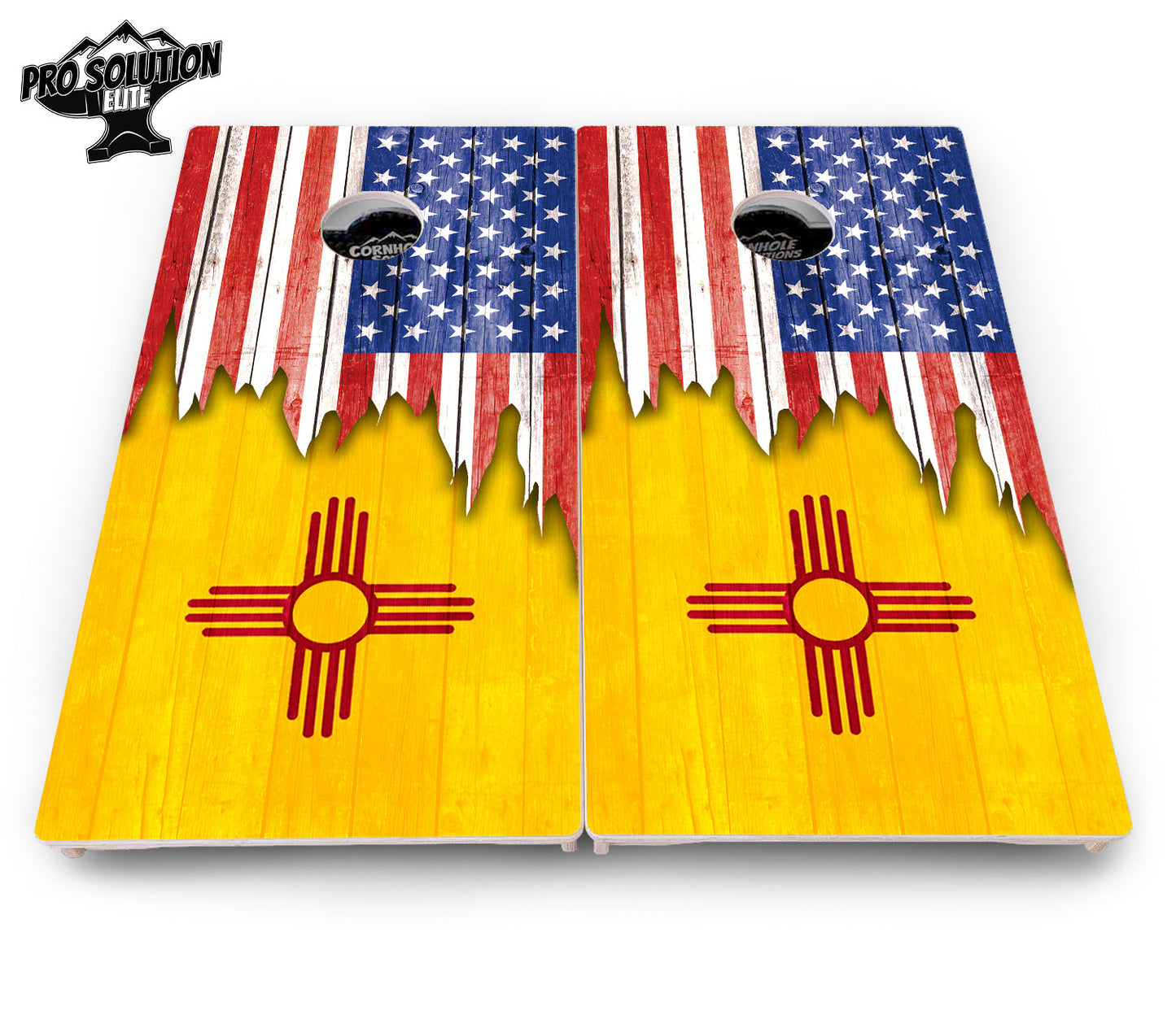 State Flag Designs New Mexico to South Carolina Cornhole Boards - Pro Solution Elite Series