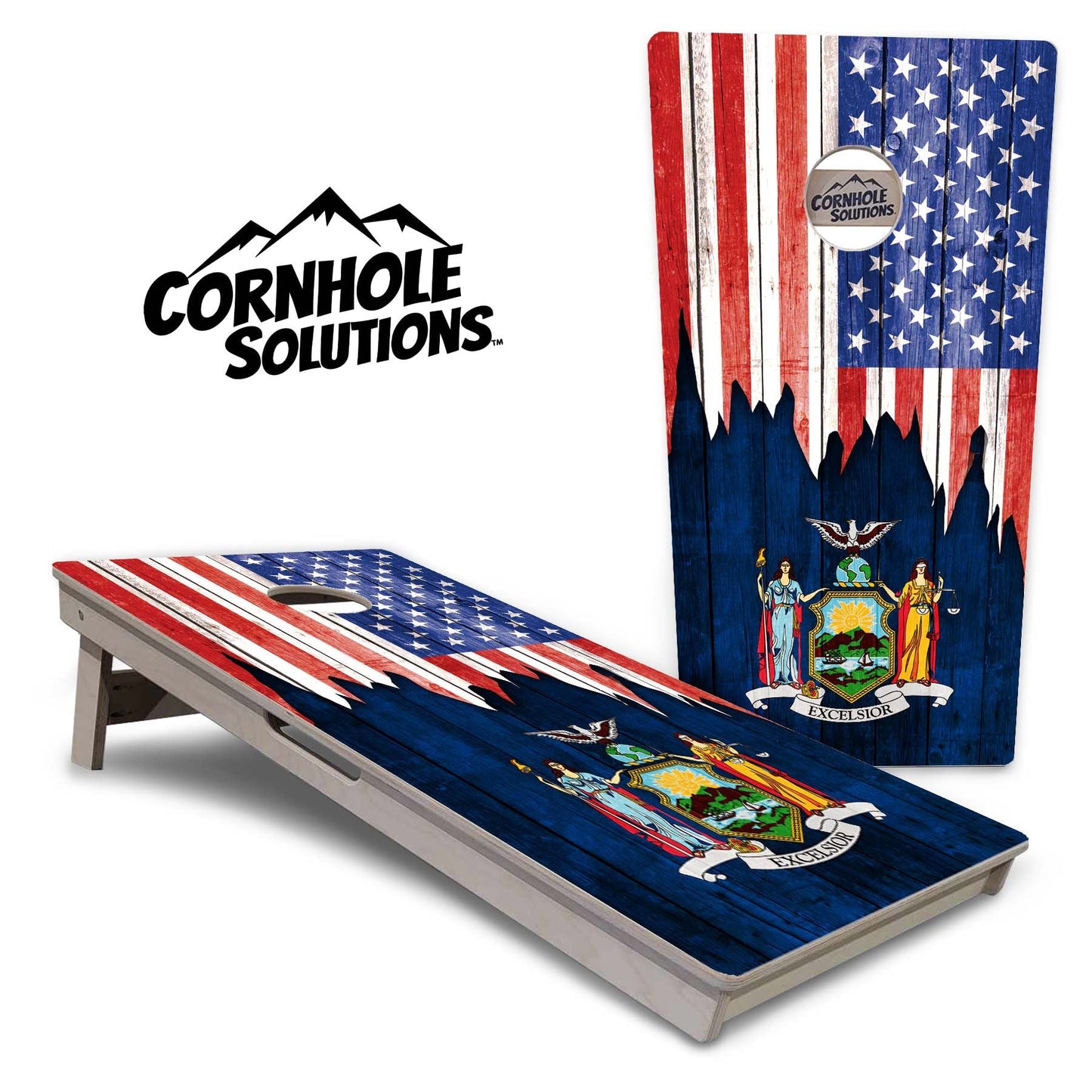 State Flags New Mexico to South Carolina Cornhole Boards - Professional Tournament Series