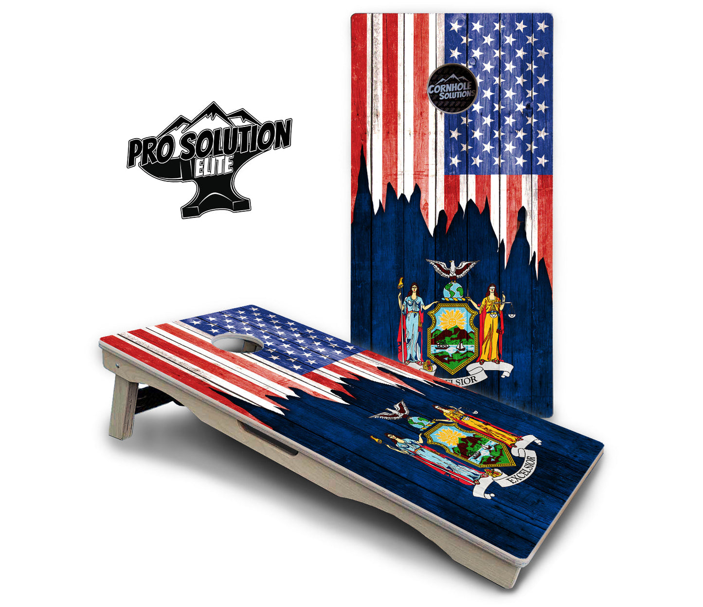 State Flag Designs New Mexico to South Carolina Cornhole Boards - Pro Solution Elite Series