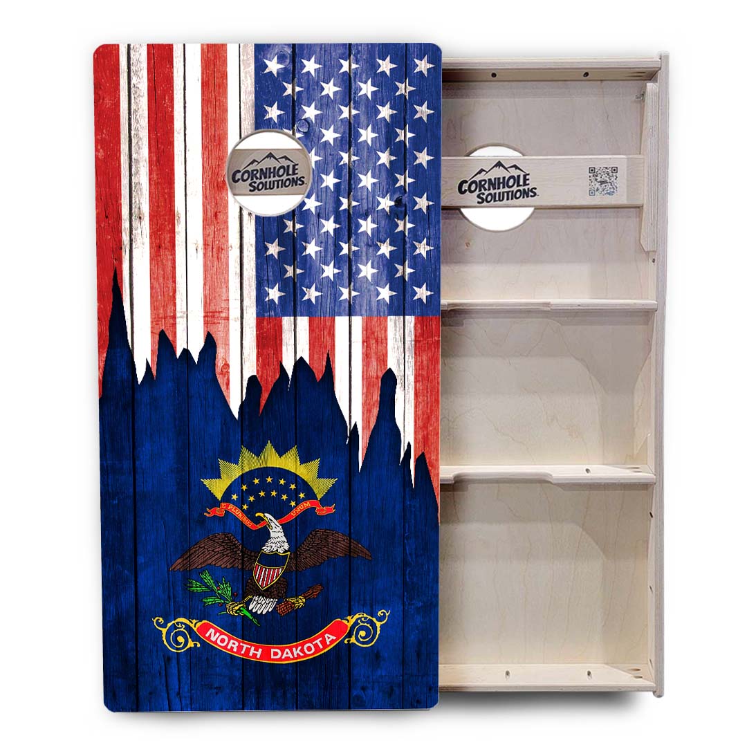 State Flags New Mexico to South Carolina Cornhole Boards - Professional Tournament Series