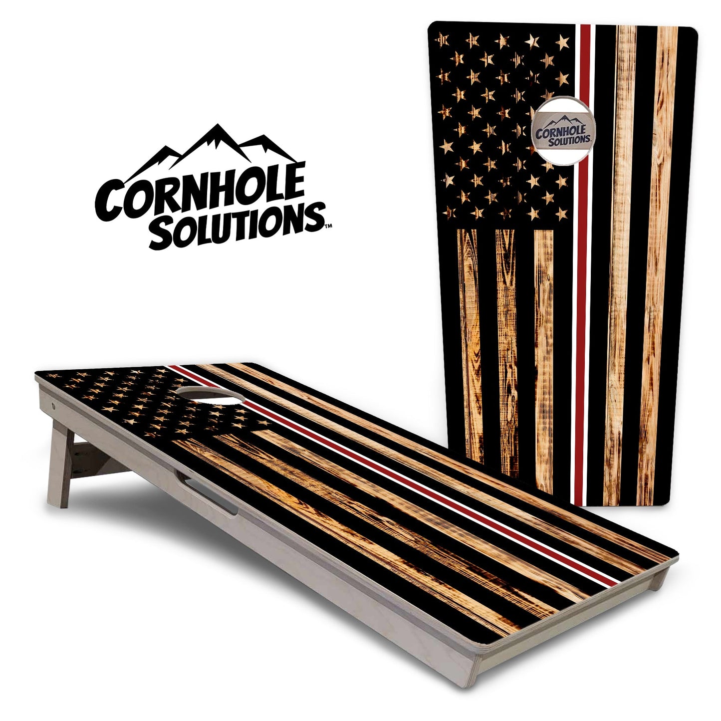 Nurse Thin Line Flag Cornhole Boards - Professional Tournament Series