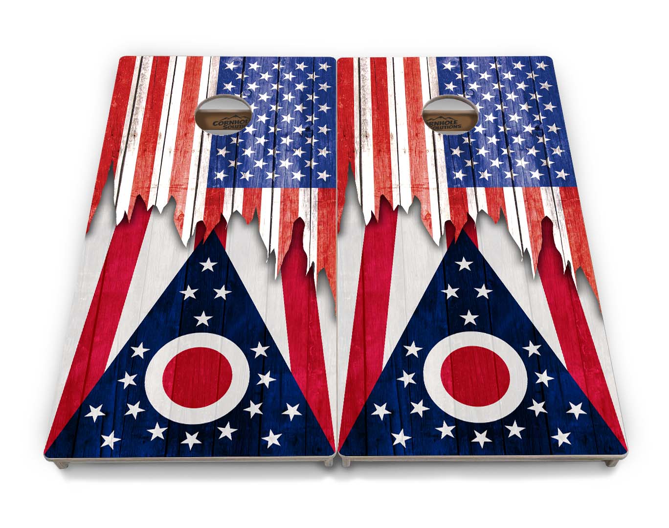 State Flags New Mexico to South Carolina Cornhole Boards - Professional Tournament Series