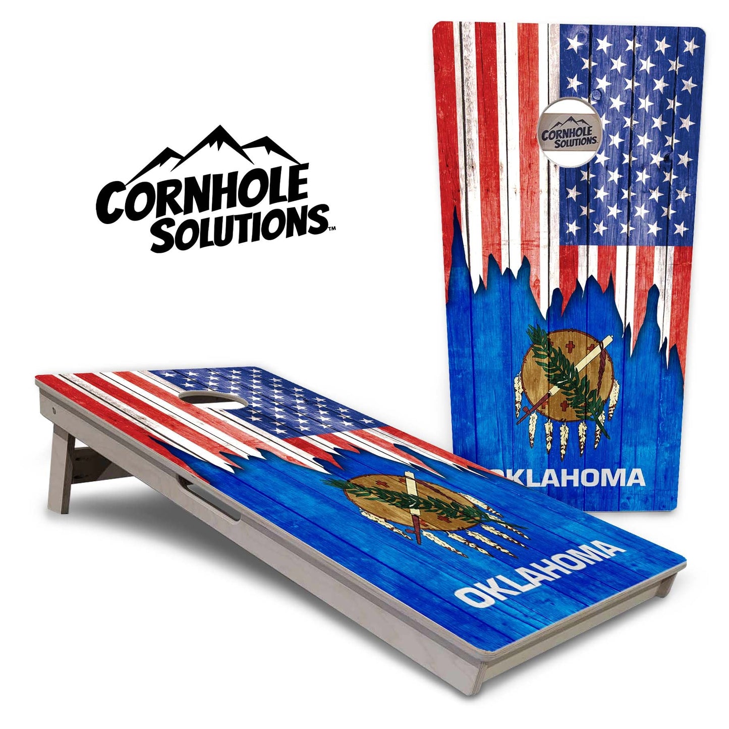 State Flags New Mexico to South Carolina Cornhole Boards - Professional Tournament Series
